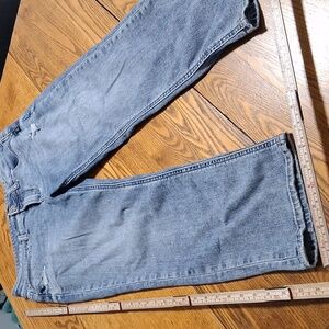 SILVER Jeans Womens 30 X 23.5 BLUE SUKI CAPRI Preowned Denim Used Pants